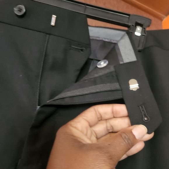 Karl Lagerfeld W41 R46 Black Slacks - Picture 3 of 7